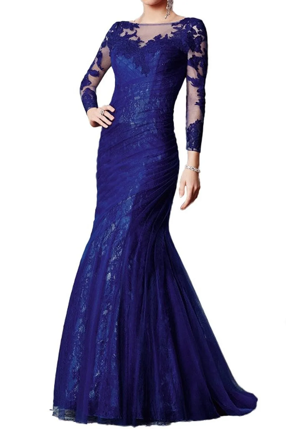 gown in blue color