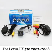 Камера Заднего вида Для Lexus LX 570 LX570 2007 2008/RCA AUX проводной Или Беспроводной/HD Широкоугольный Объектив/CCD Камера Ночного Видения