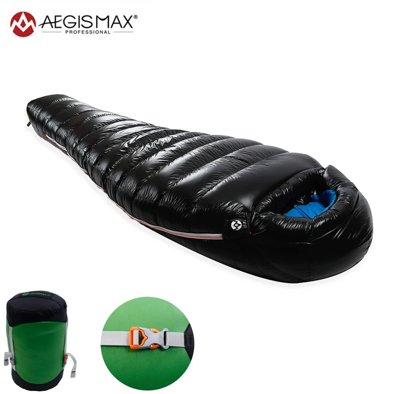 Спальный мешок AEGISMAX из гусиного пуха серии G для зимы/весны/осени ультралегкий