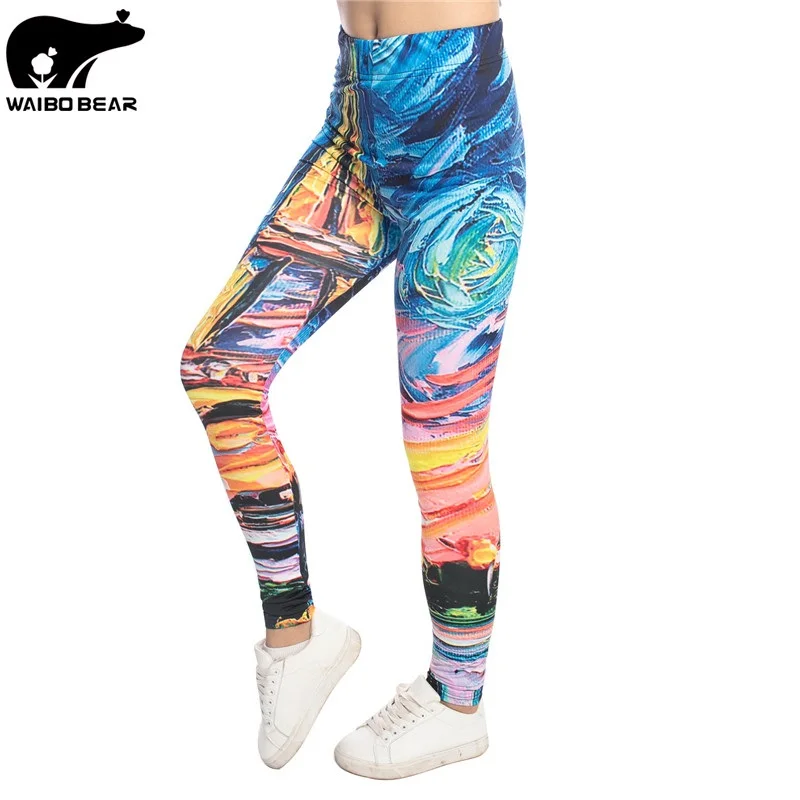 

Colorful 3D Women Legging Elastic Fitness Leggins Legins Sexy Mujer Slim Bodybuilding Trouser Stretchy Pencil Pant Pokemon Brand