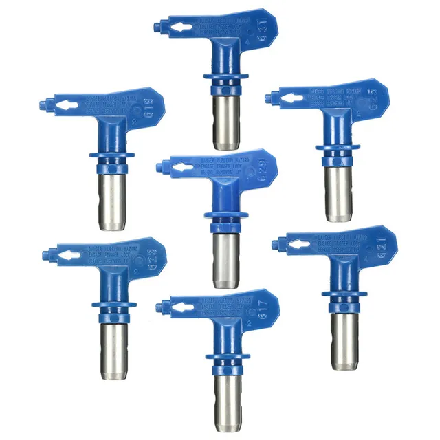 Blue Spray Tips Gun Tips Steel Varies Types Airless Spray Gun Nozzle Airless For Airless Spray Gun And Paint Sprayer