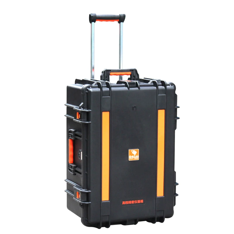 LAOA Strengthen Impacted Resistance and Water-Proof Porbable Tool Box Instrument Trolley Fix Wheel Case