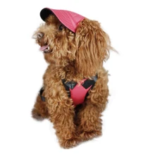 10 стилей летняя модная шапка для собак с ушными отверстиями бейсболка из грубой ткани для маленьких для питомцев на прогулке аксессуары для пеших прогулок Милая шапочка для домашних животных