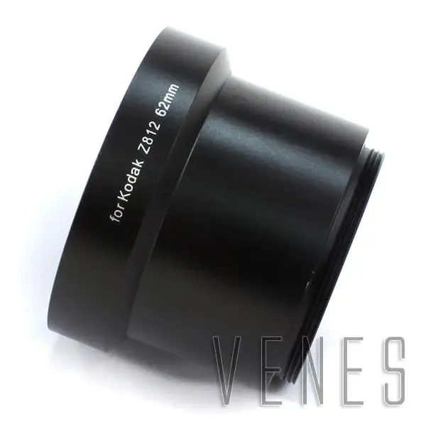 62mm Metal Lens Filter Adapter Tube Suit For Kodzk Z812