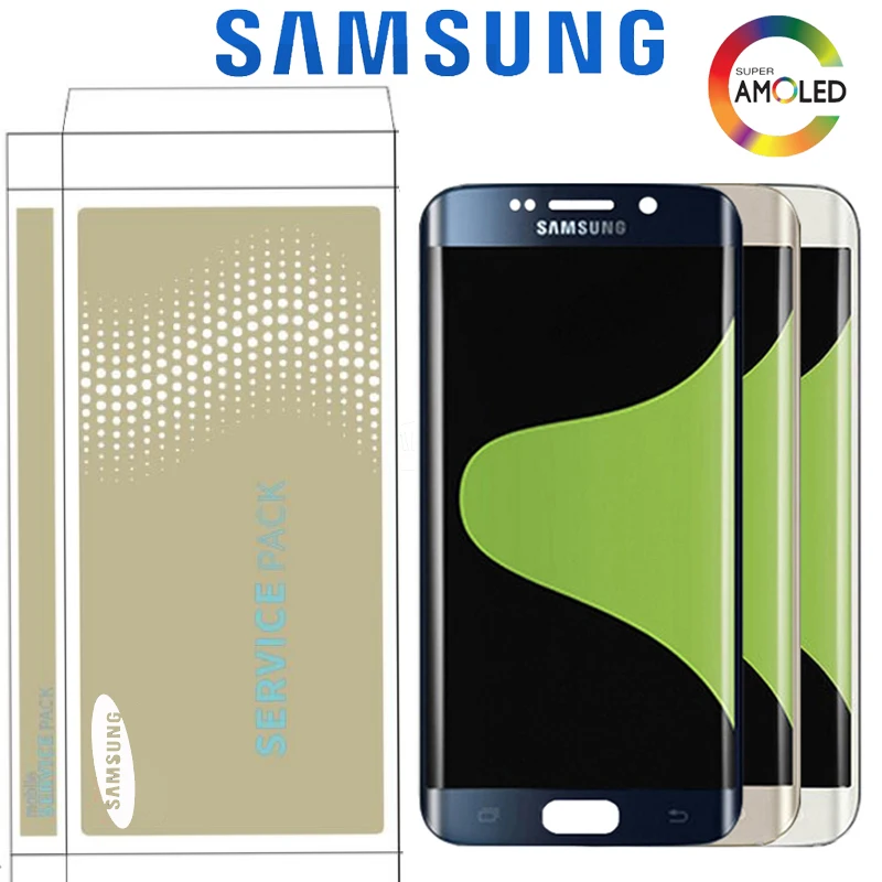 

Super AMOLED Display For Samsung Galaxy S6 Edge G925 G925F For S6 Edge Plus G928 G928F LCD Touch Screen Digitizer Replacement