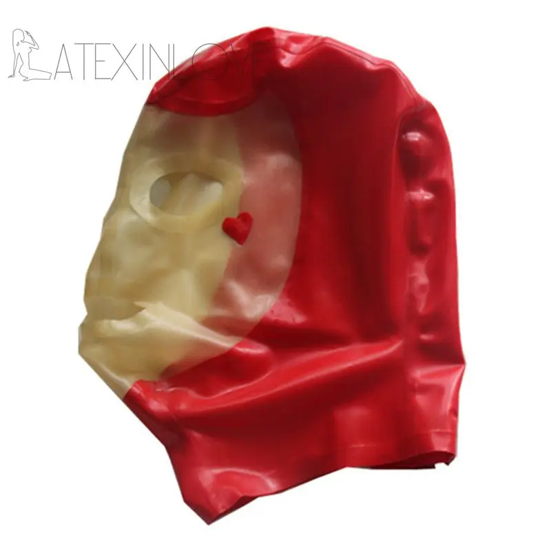 Sexy-Red-Transparent-Latex-Mask-Fetish-Rubber-Natural-Hoods-Open-Eyes-Mouth-with-Back-Zipper-3