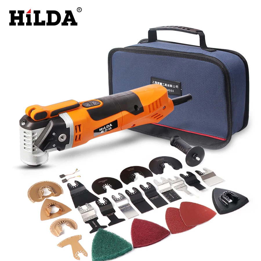  HILDA Oscillating Multi-Tools Renovator Tool Oscillating Trimmer Home Trimmer woodworking Tools Mul