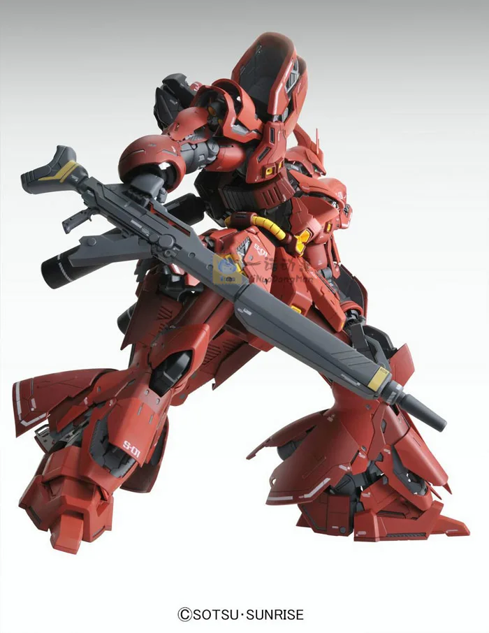 Японская Bandai оригинальная модель Gundam MG 1/100 SAZABI NEO ZEON MSN-04 Ver. Ka модель робота Unchained мобильный костюм детские игрушки