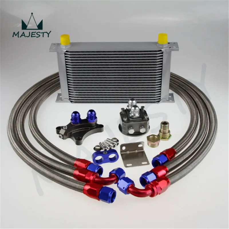 22 ROW OIL COOLER KIT FOR Silvia S13 S14 S15 180SX 200SX 240SX SR20DET