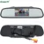 GreenYi HD 800*480 монитор зеркала автомобиля 5 «TFT ЖК-дисплей Парковка автомобиля зеркала заднего вида монитор 2 видео вход подключения сзади/Фронтальная камера