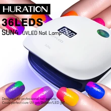 Huration УФ светодиодный лампы 48 W Сушилка для ногтей маникюр инструмент сухой машина светодиодный светильник для все Лечение ногтей гель для ногтей искусства Дисплей Ice лампы