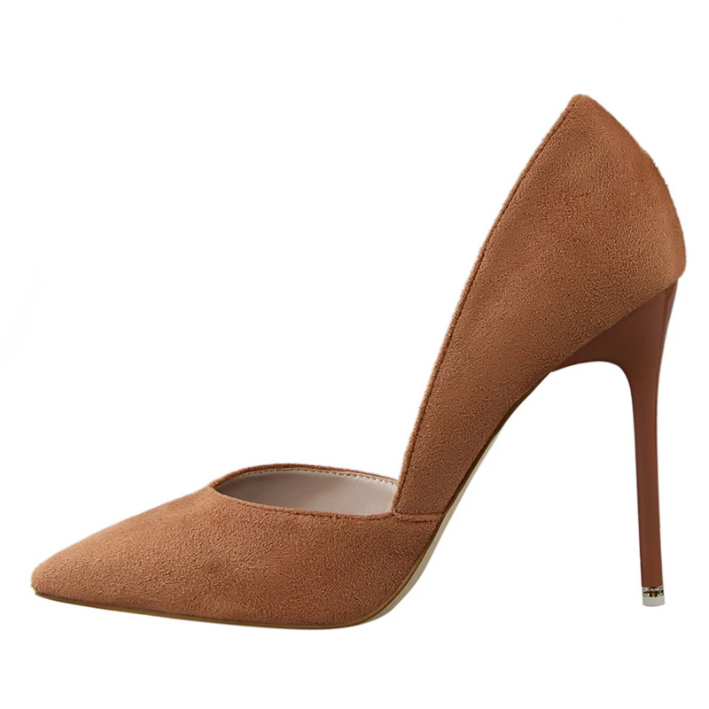 chaussure marron femme escarpin