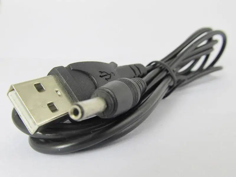 5 шт. USB 2 0 A папа 1 35x3 мм штекер постоянного тока В кабель питания футов/1 м