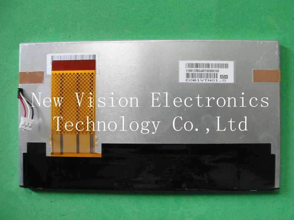 

C061VTN01 C061VTN01.0 Original 6.1 inch TFT LCD Display for Car GPS Navigation System