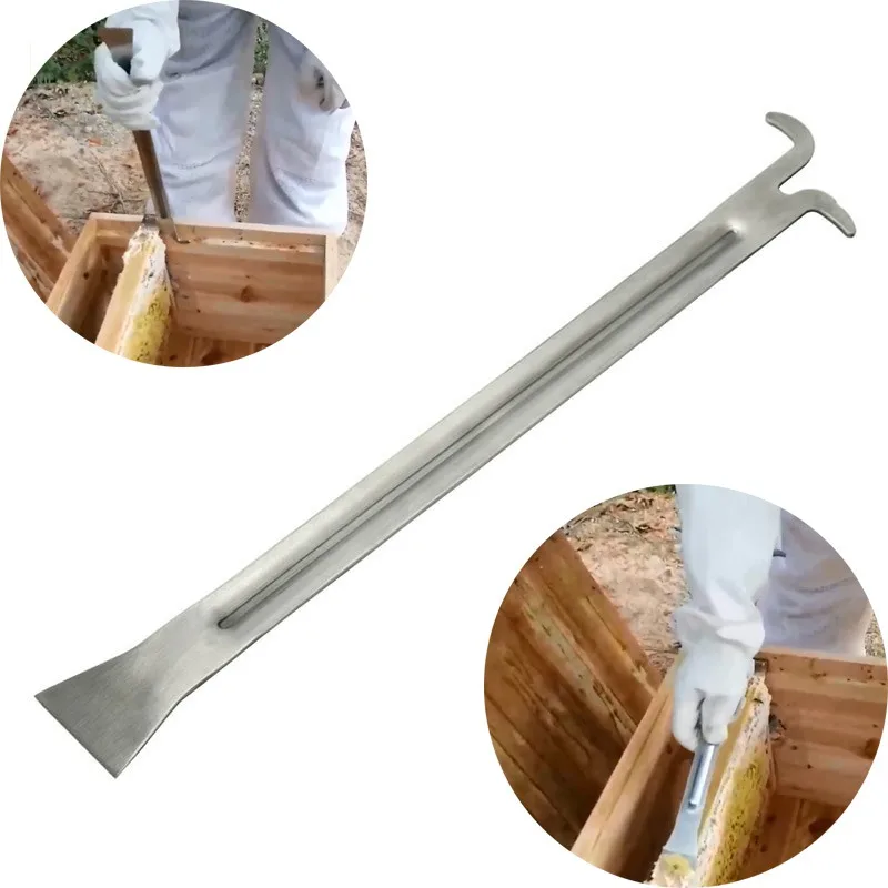 

Stainless Steel Thumb Type Bee Honey Knife Bee Tools Bee Hive Scraper Multifunctional Beekeeping Bee Scraper Cut Honey Knife