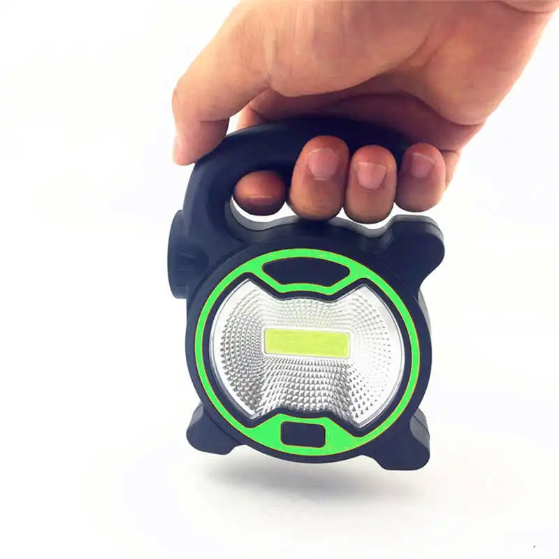  COB LED Portable Flood Light powerful led flashlight Outdoor Garden Work Spot Lamp laser pointer,use AA battery #3S20 (6)