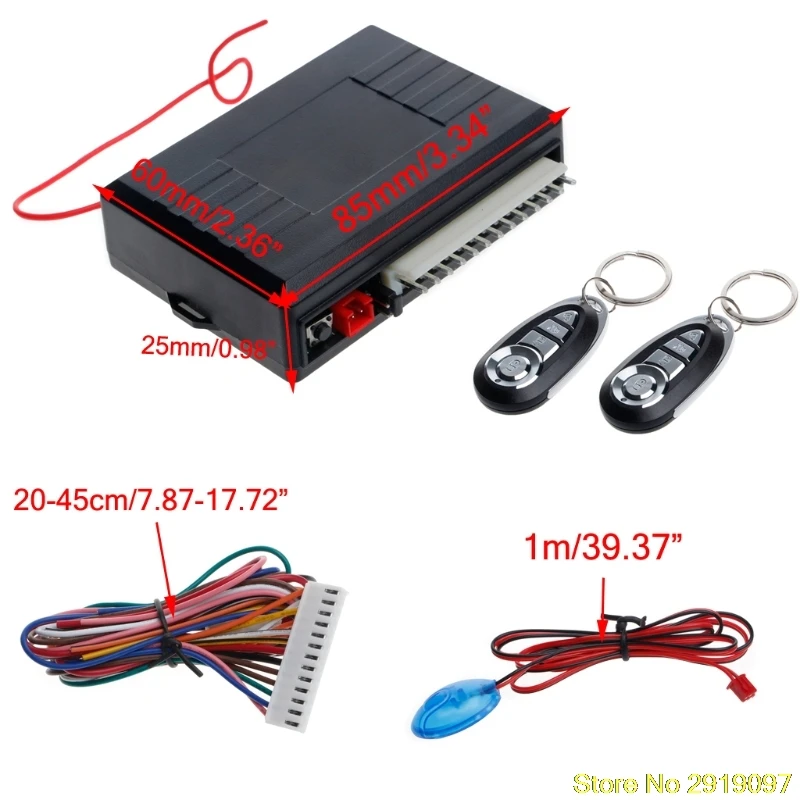 

Universal Car Alarm Systems Auto Remote Central Kit Door Lock Vehicle Keyless Entry System Central Locking With Remote Control