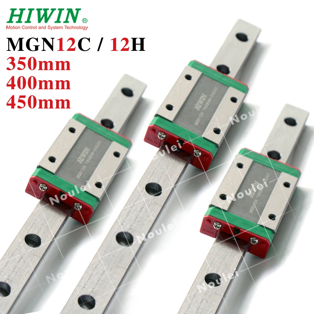 MGN12 HIWIN линейные направляющие 12 мм 3 шт. мини MGN MGN12C MGN12H 350 400 450 12H с блоком для 3d