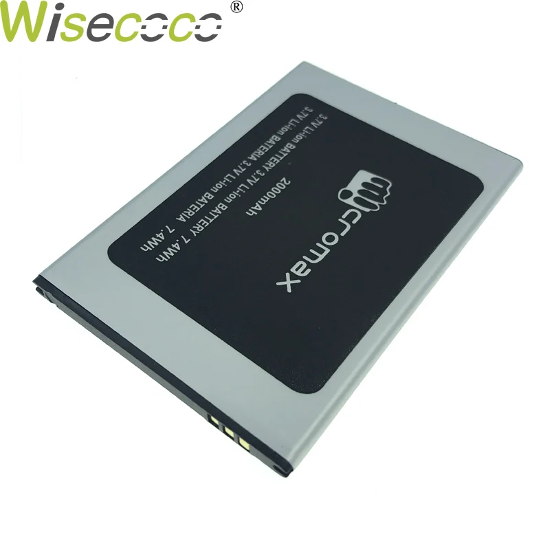 Wisecoco Q351 2000 мАч 3,7 в съемный аккумулятор для Micromax Q351 Q 351 Замена аккумулятора телефона+ номер отслеживания