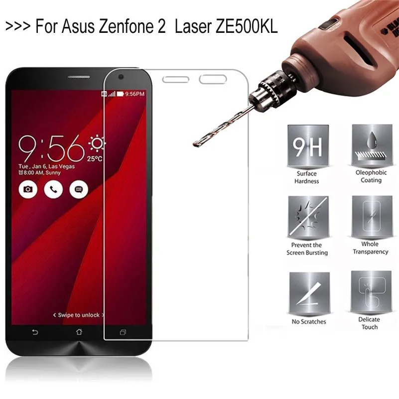9H 2.5D Премиум протектор из закаленного стекла для Asus ZenFone 2 Laser ZE500KL 5 0 дюймов