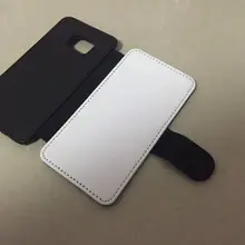 Для samsung galaxy S7 кожаный чехол-книжка с 2D сублимационный кожаный чехол пресс-теплопередачи чехол с кармашком для карточек(150 шт./лот