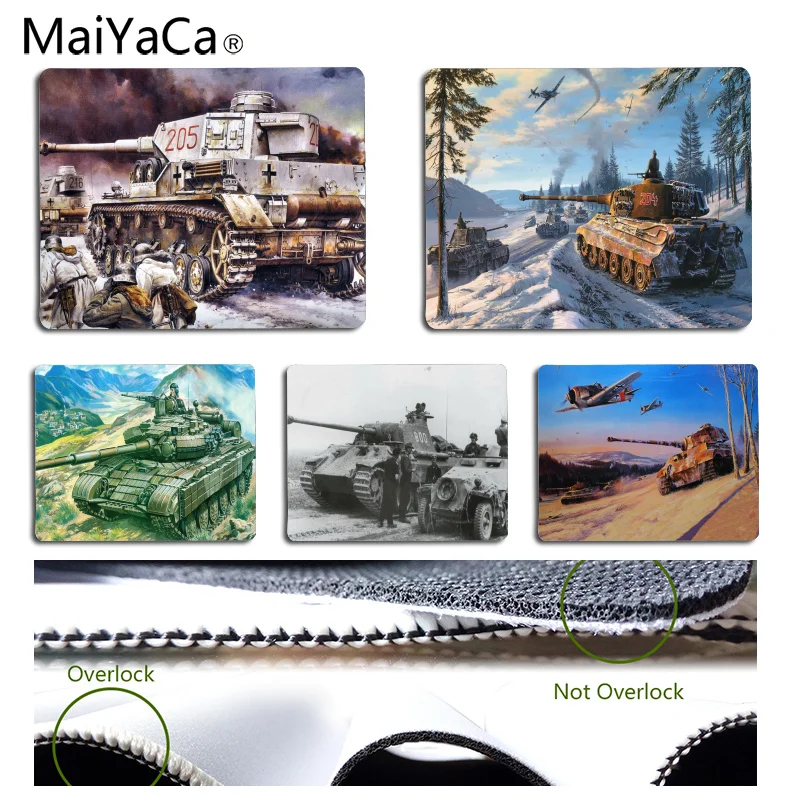 

MaiYaCa New Designs Tank DIY Design Pattern Game mousepad Size for 180*220*2mm and 250*290*2mm Mousepad