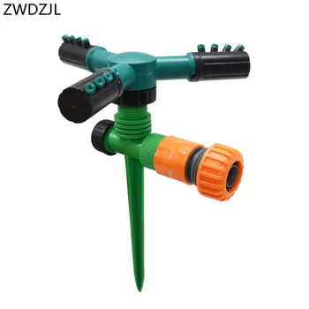 

3 Branches Buried Automatic Rotating Nozzle Modular Sprinkler Watering Kits Garden Lawn Yard Spray Water Irrigation System 1set