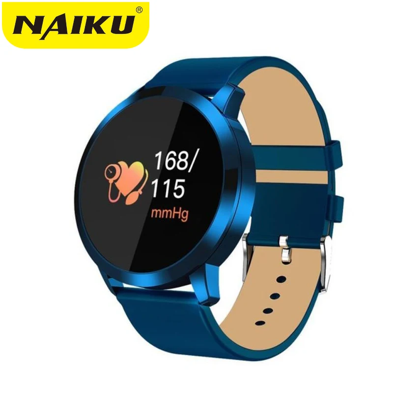 Q8 Smart Watch OLED Color Screen Heart Rate Monitor Blood Pressure Oxygen IP67 men Fashion Fitness Tracker Heart Rate