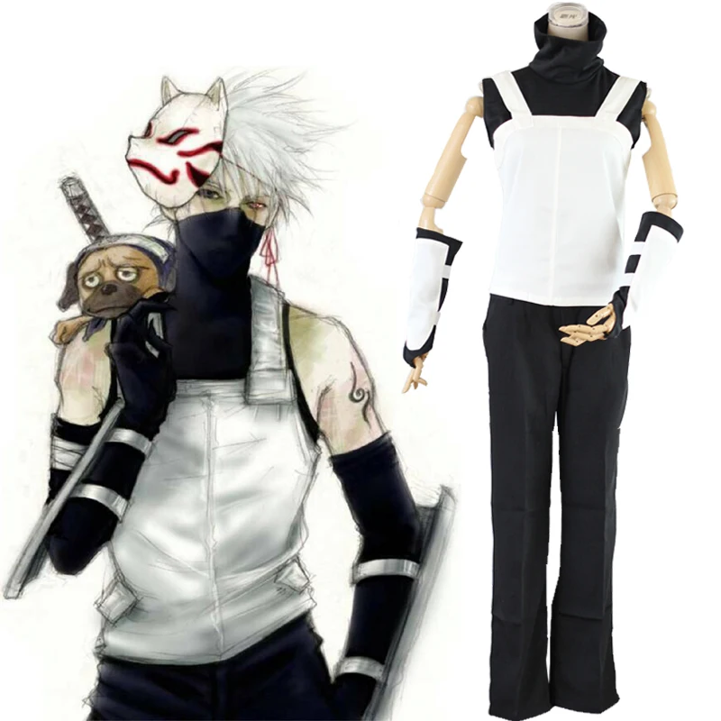 

Anime Naruto Cosplay Hatake Kakashi Akatsuki Utsugi Yugao Yamato Costume Uniform Carnival Halloween Party Suit