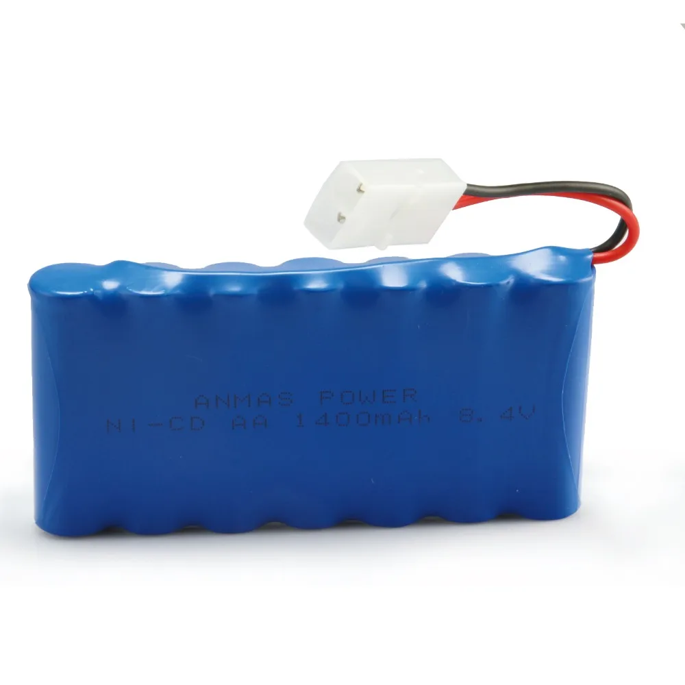 2х аккумуляторные батареи Anmas power 8,4 V 1400mAh Ni Cd, заглушки Tamiya, аккумуляторные батареи s AA RC Ni-Cd NiCd