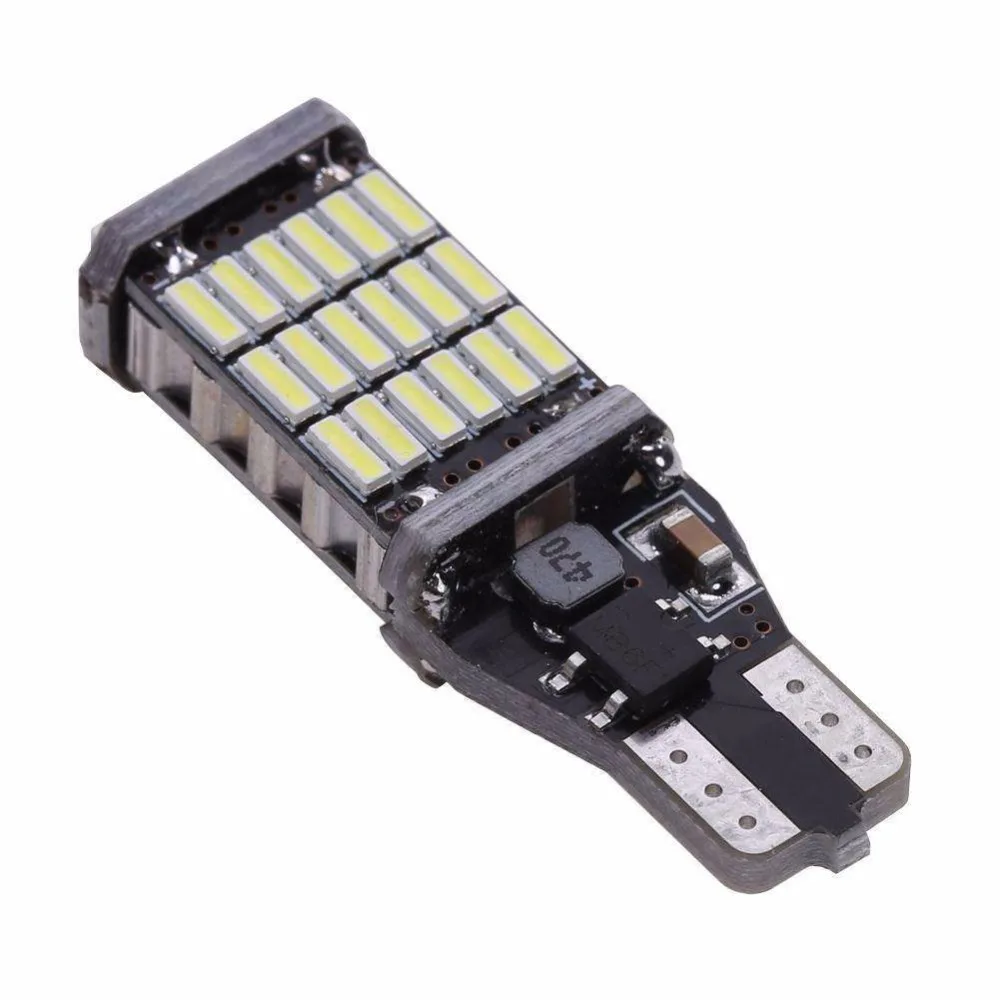 2PCS Super Bright T15 W16W 921 45 SMD LED 4014 Car Auto Canbus Marker ...