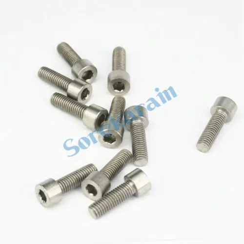 

widely used LOT 10 M8 x 25mm TA2 GR2 Titanium Hex Socket Head Cap Screw Bolts Anti Acid Corrosion DIN 912