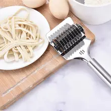 Кухонные инструменты дозатор для макаронных изделий из нержавеющей стали лапша решетки роллер-Докер DIY Резак для теста Мясорубка нож паста ролик для нарезания спагетти