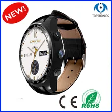Новые классические 3G wifi gps камеры круглые Смарт-часы Android 5,1 MTK6572 3G bluetooth Поддержка мониторинга сердечного ритма