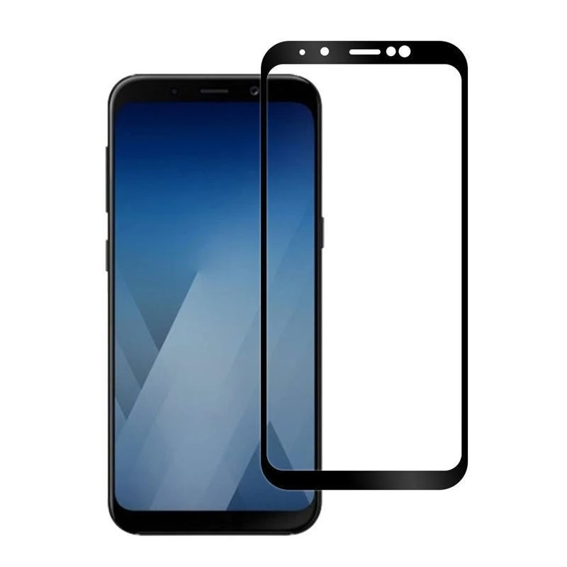Для Samsung A8 2018 полное покрытие 2.5D 9H закаленное стекло для Galaxy Plus защита экрана