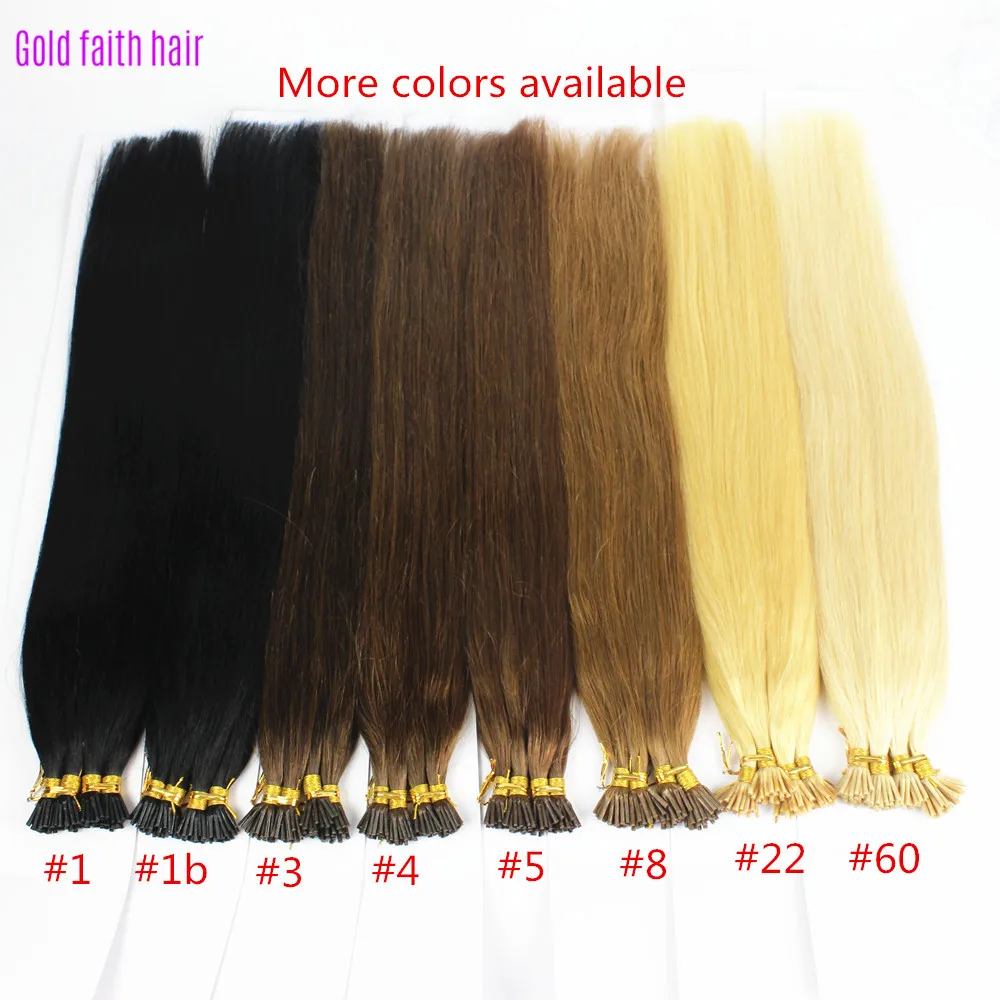 1g/s 100g Human Remy Hair Ash Brown Platinum Blonde Straight Custom Capsule Keratin Stick I-tip Human Hair Extensions