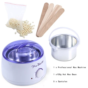 

EU Plug Wax Heater Warmer 100g Brazilian Hard Wax Beans Depilatory Hair Removal Waxing Warmer Pot Epilator Paraffin Wax Heater