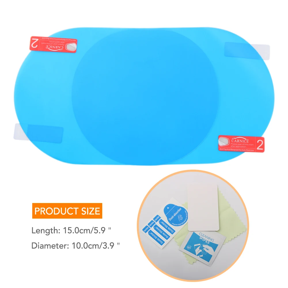 

2pcs Rainproof Car Rearview Mirror Film Sticker Anti-fog Protective Film Rain Shield Replacement