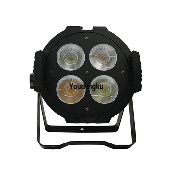 

10 pcs dj led beam stage portable led 4x50w cob mini par led spotlight warm&cool white mini cob led Par Lights