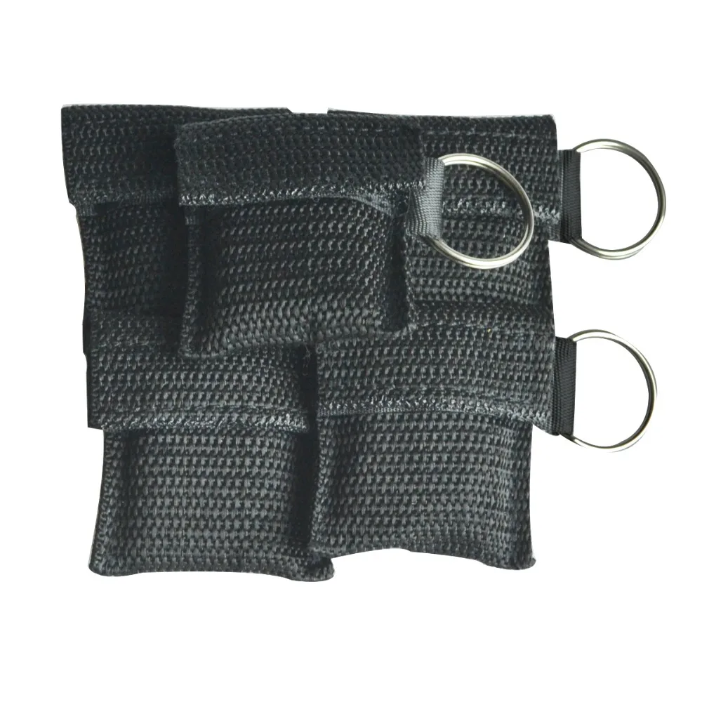 

50Pcs Emergency Kit First Aid CPR Mask CPR Face Shield With Keychain Ring One-way Valve For Mouth To Mouth Rescue
