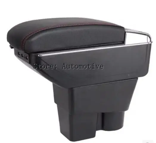 

Arm Rest For VW Golf 6 08-13 Mk6 Jetta 5 06-11 2012 Vento Wagon Dual Layer Armrest Center Console Storage Box Cup Holder 2009