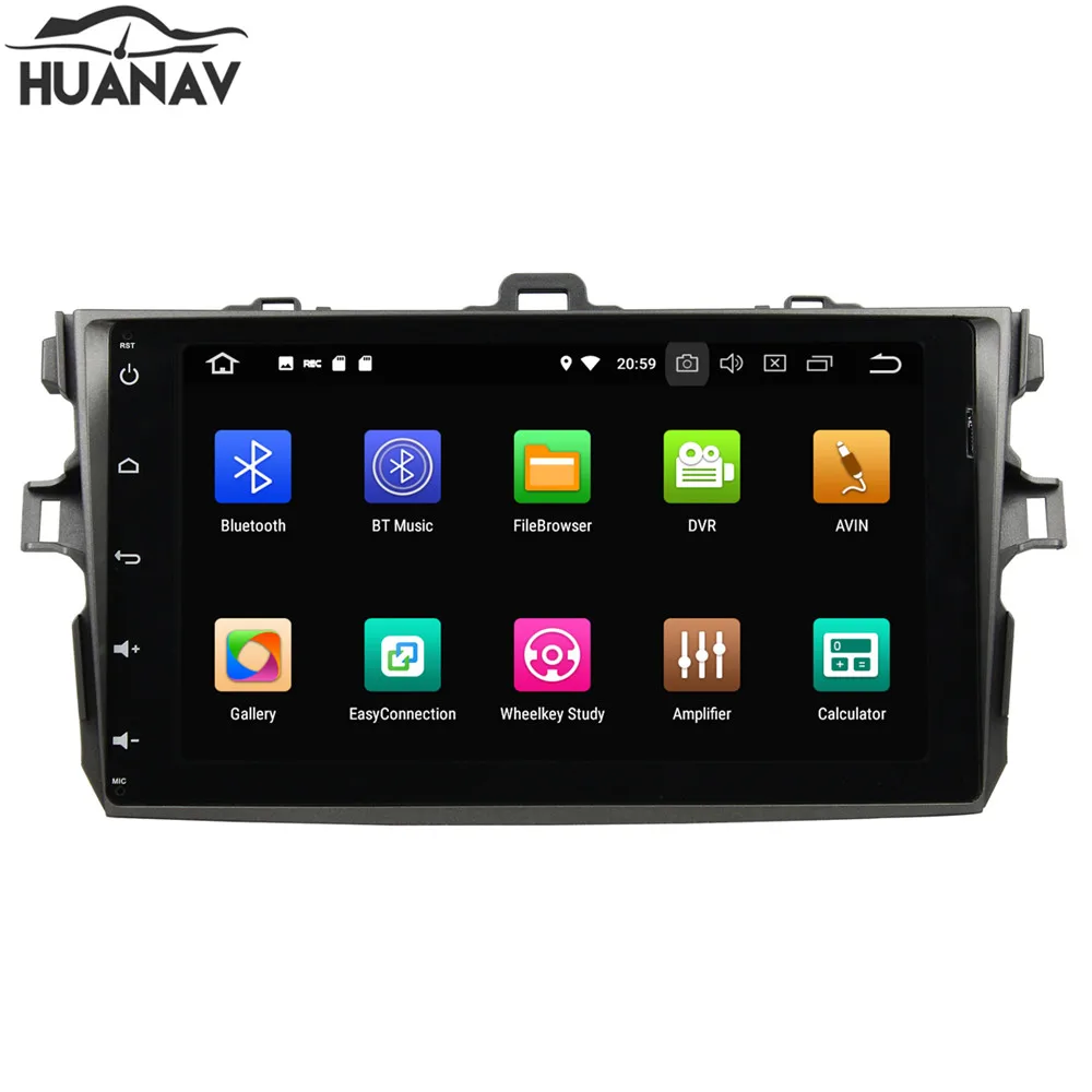 Perfect Car GPS Navigation No CD DVD Player For TOYOTA COROLLA 2006-2011 stereo in dash multimedia 2 din radio Android 8.0 tape recorder 2