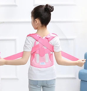 Детский Корректор осанки пояс для поддержки спины дети корсет позвоночник поддержка спины Поясничный плечевой подтяжки фиксатор для