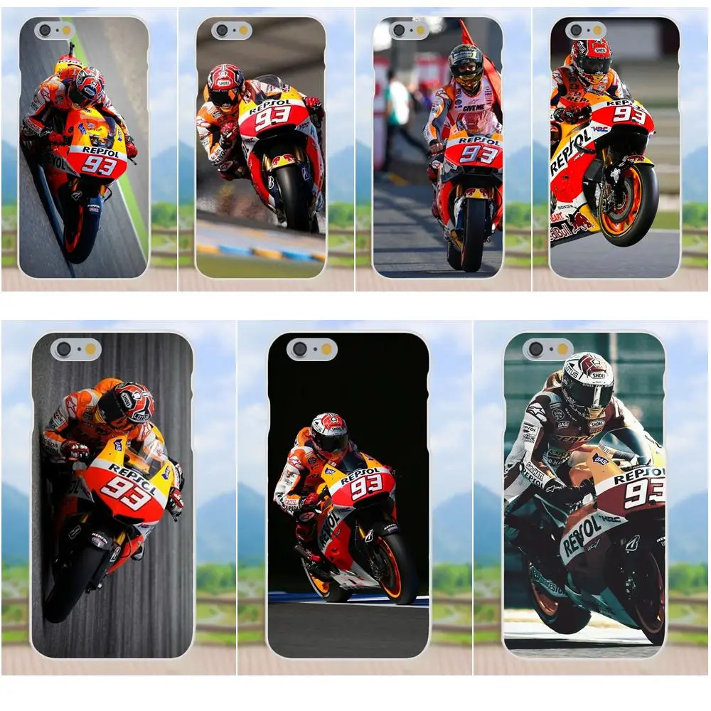 

For Samsung Galaxy Note 5 8 9 S3 S4 S5 S6 S7 S8 S9 S10 mini Edge Plus Lite TPU Protective Awesome Marc Marquez 93 Motogp