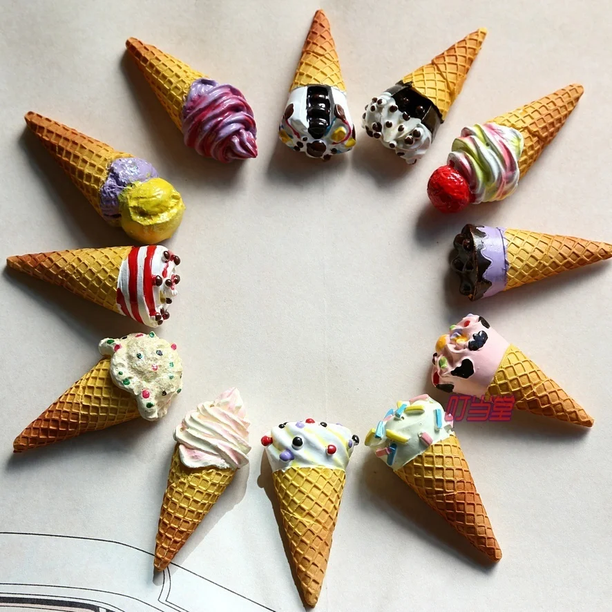 2 PCS Ice cream Fridge Creative Stickersin Fridge