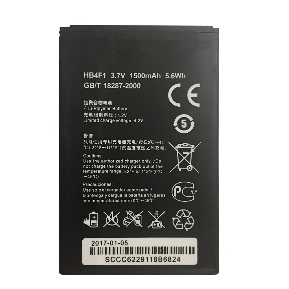 

New HB4F1 1500Mah Battery for Huawei M860 Ascend U8800 IDEOS X5 E5832 Free shipping Airmail + tracking code