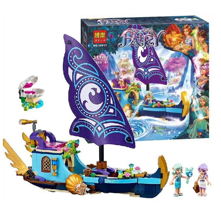 

Lepin 311pcs 10411 Naida's Epic Adventure Ship Girls Friends Building Blocks Bricks Toys Compatible Legoe