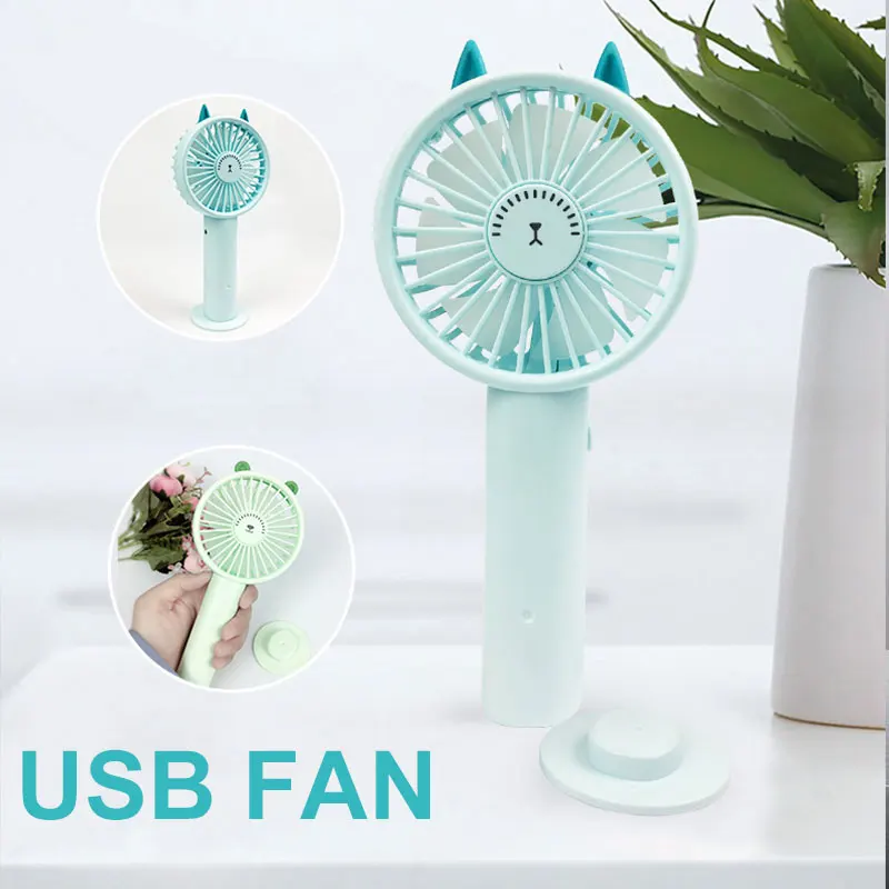 

2019 Dropshipping And USB Charging Portable Fan C Reactive Cute Children Air Conditioning Desktop Outdoor for Travel
