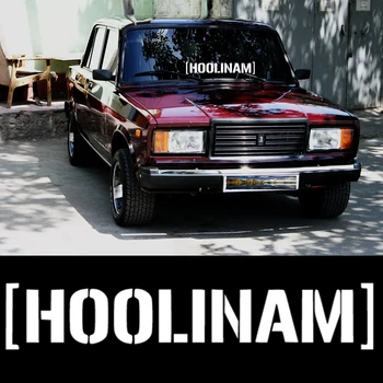 CK2817#24*4.5cm HOOLINAM hoolinam funny car sticker vinyl decal silver/black car auto stickers for car bumper window car decor