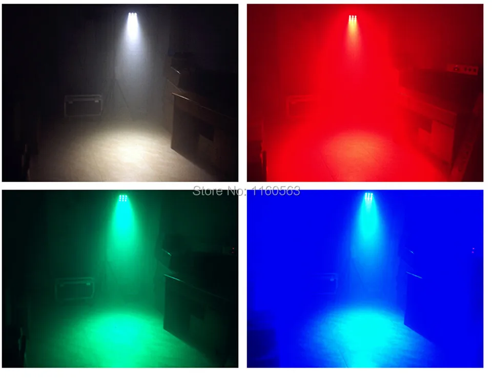 4 шт./лот 12x12 Вт светодиодный par свет 4в1 RGBW RGB светодиодный сценический свет светодиодный плоский SlimPar Quad Can с DMX512 плоский DJ контроллер оборудования